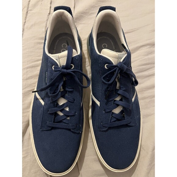 Cole Haan Men\'s GrandPro Crew Canvas Shoes  Blue Sneakers C36795 Size 13 M main image 6